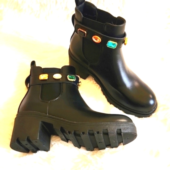 NEW JEWEL COMBAT BOOTS - Picture 3 of 6